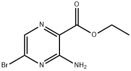 2-Pyrazinecarboxylic acid, 3-amino-5-bromo-, ethyl ester