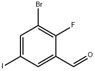 3-bromo-2-fluoro-5-iodobenzaldehyde