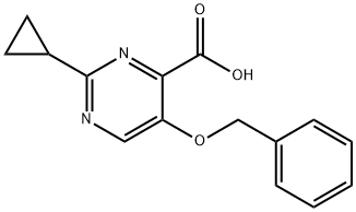 5-(BENZYLOXY)-2-CYCLOPROPYLPYRIMIDINE-4-CARBOXYLIC ACID