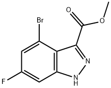 methyl 4-bromo-6-fluoro-1H-indazole-3-carboxylate