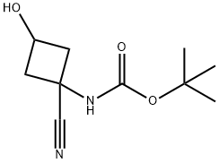 tert-butyl N-(1-cyano-3-hydroxy-cyclobutyl)carbamate