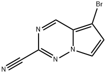 Pyrrolo[2,1-f][1,2,4]triazine-2-carbonitrile, 5-bromo-