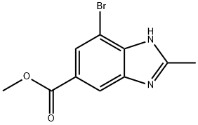 7-Bromo-2-methyl-1H-benzoimidazole-5-carboxylic acid methyl ester