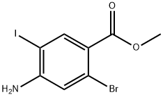 4-Amino-2-bromo-5-iodo-benzoic acid methyl ester