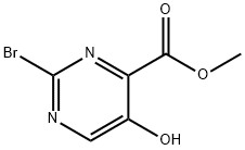 4-Pyrimidinecarboxylic acid, 2-bromo-5-hydroxy-, methyl ester