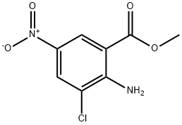 2-Amino-3-chloro-5-nitro-benzoic acid methyl ester