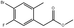 methyl 2-(4-bromo-5-fluoro-2-methylphenyl)acetate