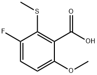 3-Fluoro-6-methoxy-2-(methylthio)benzoic acid