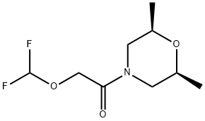 Ethanone, 2-(difluoromethoxy)-1-[(2R,6S)-2,6-dimethyl-4-morpholinyl]-