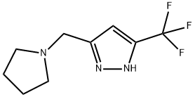 3-[(pyrrolidin-1-yl)methyl]-5-(trifluoromethyl)-1H-pyrazole