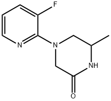 4-(3-fluoropyridin-2-yl)-6-methylpiperazin-2-one