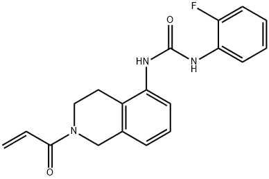 3-(2-fluorophenyl)-1-[2-(prop-2-enoyl)-1,2,3,4-tetra hydroisoquinolin-5-yl]urea