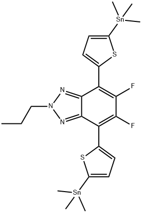 5,6-二氟-2-丙基-4,7-双[5-(三甲基锡)-2-噻吩基)-2H-苯并[D][1,2,3]-三氮唑