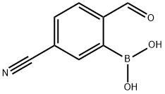 Boronic acid, B-(5-cyano-2-formylphenyl)-