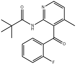 N-[3-(2-fluorobenzoyl)-4-methylpyridin-2-yl]-2,2-dimethylpropanamide