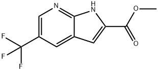 1H-Pyrrolo[2,3-b]pyridine-2-carboxylic acid, 5-(trifluoromethyl)-, methyl ester