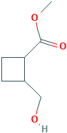 Cyclobutanecarboxylic acid, 2-(hydroxymethyl)-, methyl ester (9CI)
