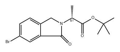 2H-Isoindole-2-acetic acid, 6-bromo-1,3-dihydro-α-methyl-1-oxo-, 1,1-dimethylethyl ester, (αR)-