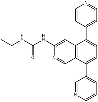 1-ethyl-3-(8-(pyridin-3-yl)-5-(pyridin-4-yl)isoquinolin-3-yl)urea