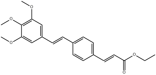 ethyl (E)-3-(4-((E)-3,4,5-trimethoxystyryl)phenyl)acrylate