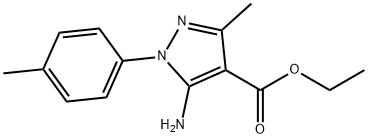 1H-Pyrazole-4-carboxylic acid, 5-amino-3-methyl-1-(4-methylphenyl)-, ethyl ester