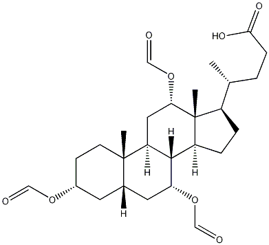 (3ALPHA,5BETA,7ALPHA,12ALPHA)-3,7,12-三(甲酰氧基)胆烷-24-酸