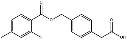 2-(4-(((2,4-dimethylbenzoyl)oxy)methyl)phenyl)acetic acid