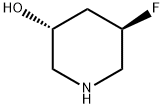3-Piperidinol, 5-fluoro-, (3R,5R)-