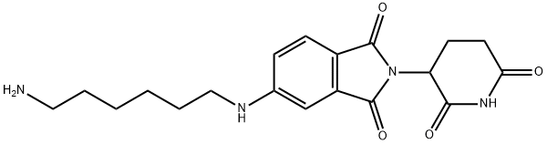 5-[(6-aminobutyl)amino]-2-(2,6-dioxo-3-piperidinyl)-1H-Isoindole-1,3(2H)-dione,