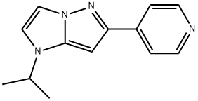 1H-Imidazo[1,2-b]pyrazole, 1-(1-methylethyl)-6-(4-pyridinyl)-