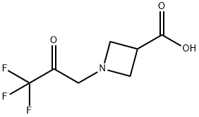 3-Azetidinecarboxylic acid, 1-(3,3,3-trifluoro-2-oxopropyl)-