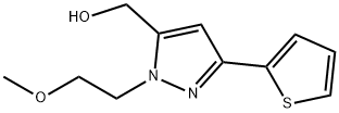 1H-Pyrazole-5-methanol, 1-(2-methoxyethyl)-3-(2-thienyl)-