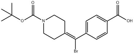 4-[Bromo(1-Boc-piperidin-4-ylidene)methyl]benzoic Acid