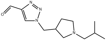 1H-1,2,3-Triazole-4-carboxaldehyde, 1-[[1-(2-methylpropyl)-3-pyrrolidinyl]methyl]-