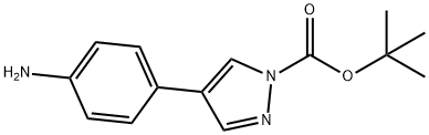 tert-butyl 4-(4-aminophenyl)-1H-pyrazole-1-carboxylate