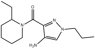 3-[(2-ethylpiperidin-1-yl)carbonyl]-1-propyl-1H-pyrazol-4-amine