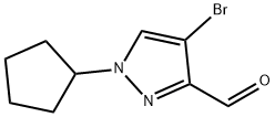 4-bromo-1-cyclopentyl-1H-pyrazole-3-carbaldehyde