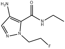 1H-Pyrazole-5-carboxamide, 4-amino-N-ethyl-1-(2-fluoroethyl)-