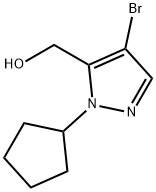 (4-bromo-1-cyclopentyl-1H-pyrazol-5-yl)methanol