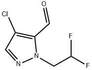 1H-Pyrazole-5-carboxaldehyde, 4-chloro-1-(2,2-difluoroethyl)-