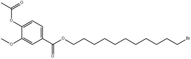 11-Bromoundecyl 4-acetoxy-3-methoxybenzoate
