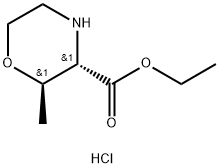 (2R,3S)-ethyl 2-methylmorpholine-3-carboxylate HCl