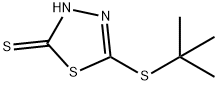 1,3,4-Thiadiazole-2(3H)-thione, 5-[(1,1-dimethylethyl)thio]-