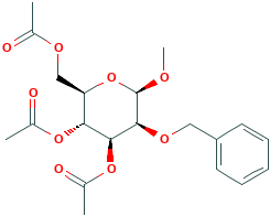 Methyl 2-O-Benzyl-3,4,6-tri-O-acetyl-b-D-mannopyranoside