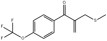 2-甲基硫甲基-1-对三氟甲氧苯基丙-2-烯-1-酮