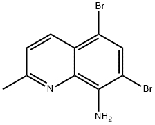 8-Quinolinamine, 5,7-dibromo-2-methyl-