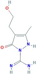 1H-Pyrazole-1-carboximidamide,2,5-dihydro-4-(2-hydroxyethyl)-3-methyl-5-oxo-(9CI)