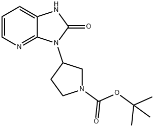 叔丁基 (3S)-3-(2-氧-1,2-氢-3H-咪唑[4,5-B]吡啶-3-基)吡咯烷-1-羧酸盐