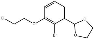 1,3-Dioxolane, 2-[2-bromo-3-(2-chloroethoxy)phenyl]-