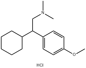 2-cyclohexyl-2-(4-methoxyphenyl)-N,N-dimethylethan-1-amine hydrochloride